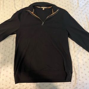 Vintage Burberry quarter-zip sweater